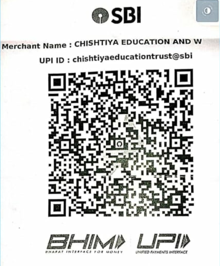 UPI QR Code for Khanqah Chishtiya